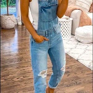 Distressed  OverAlls